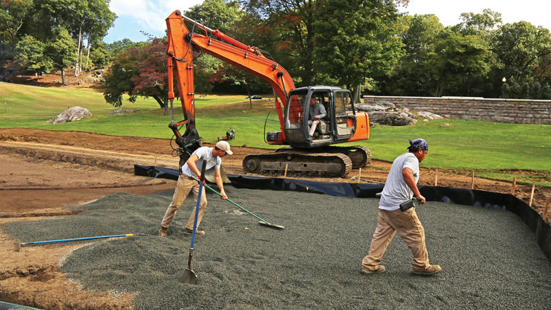 USGA green construction