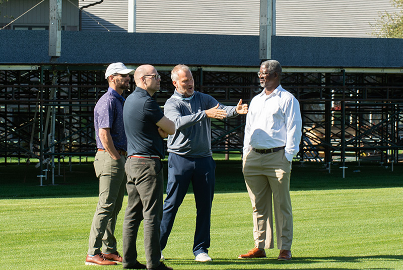 Aerial view of Ghost Creek golf course