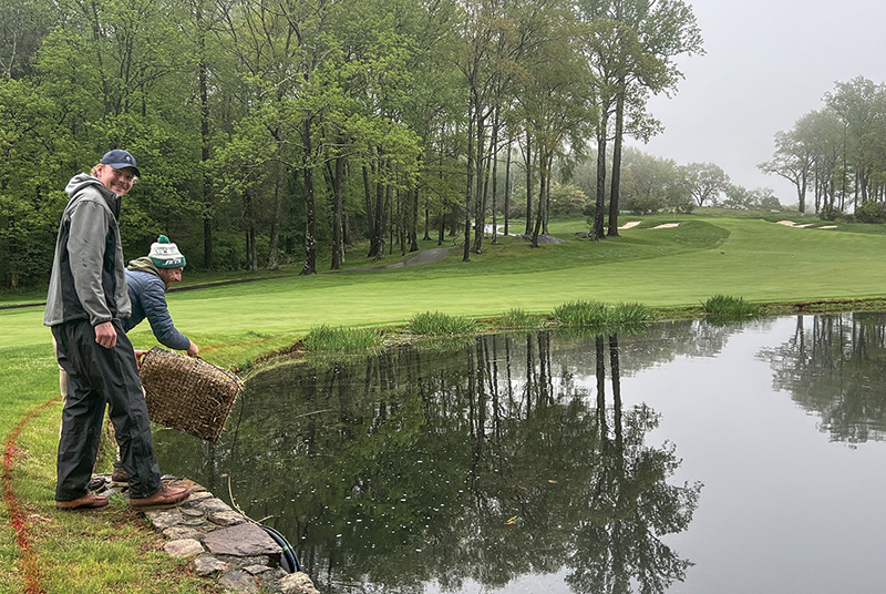 Aerial view of Ghost Creek golf course