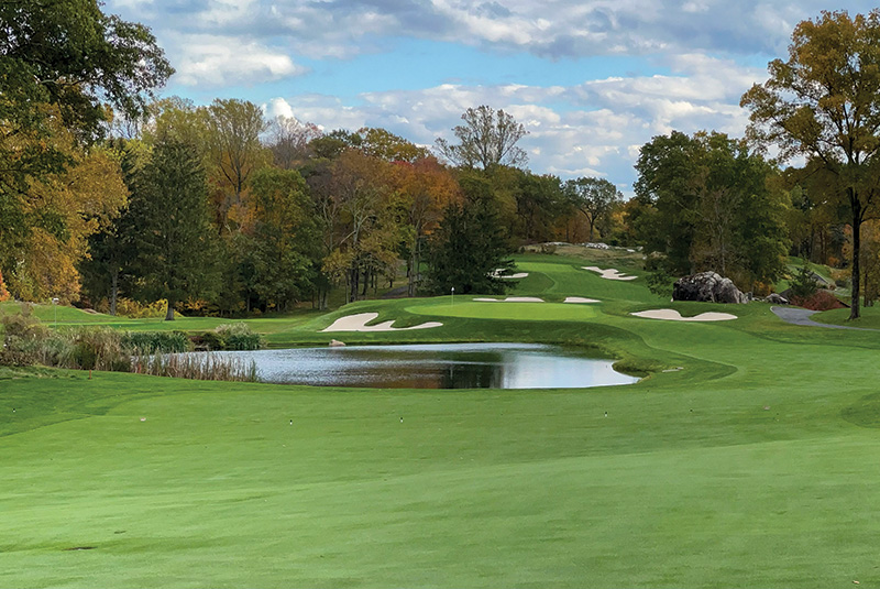 Aerial view of Ghost Creek golf course