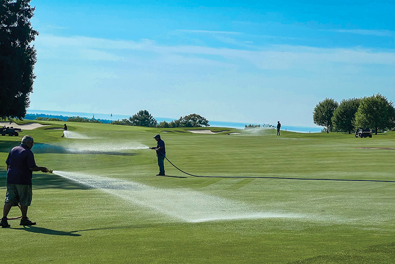 Aerial view of Ghost Creek golf course