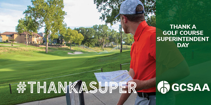 Thank a Golf Course Superintendent Day logo