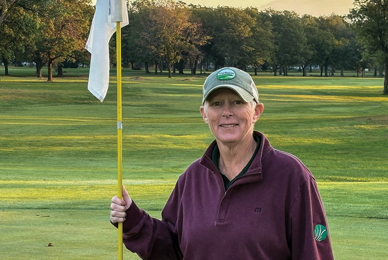 Aerial view of Ghost Creek golf course