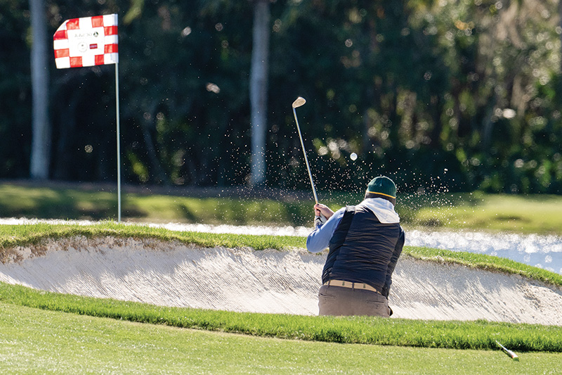 Aerial view of Ghost Creek golf course