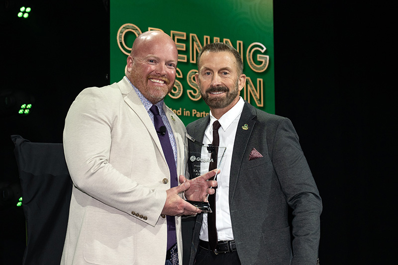 Aerial view of Ghost Creek golf course