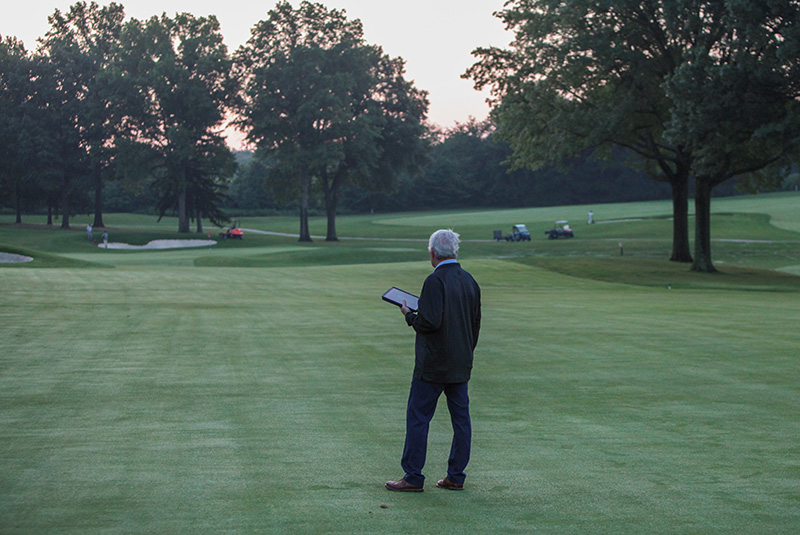 Aerial view of Ghost Creek golf course