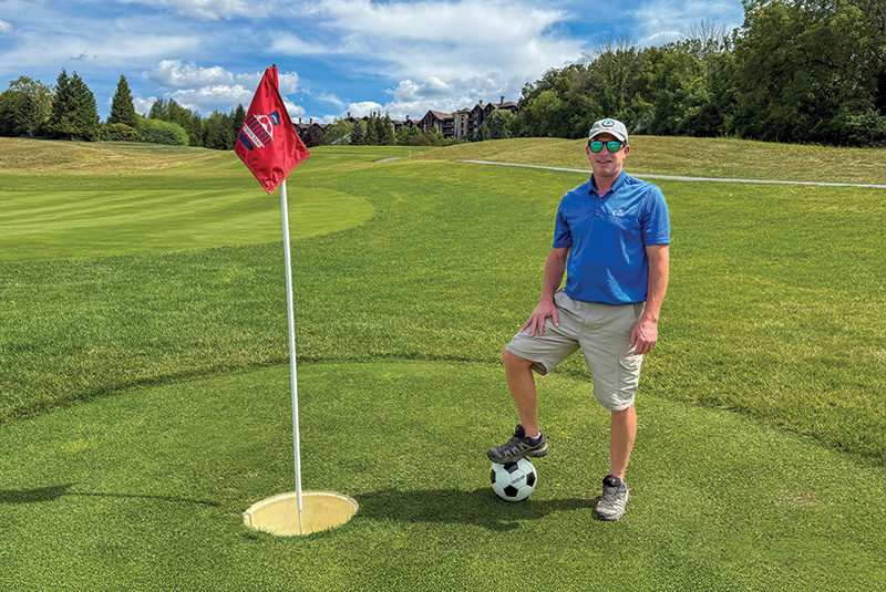 Aerial view of Ghost Creek golf course