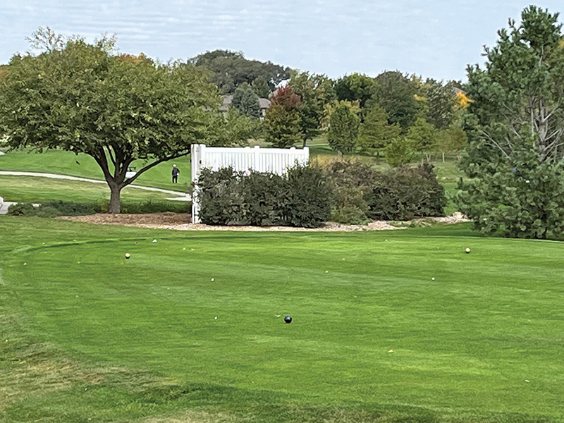 Aerial view of Ghost Creek golf course