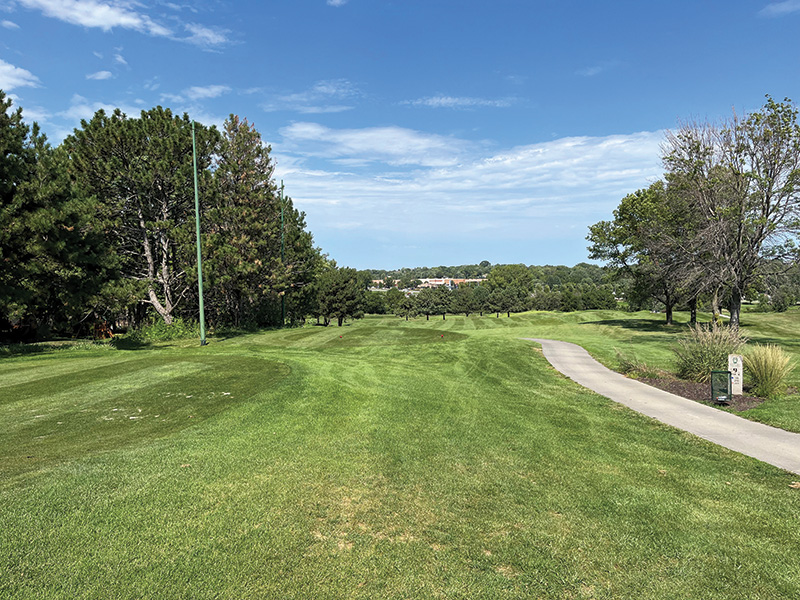 Aerial view of Ghost Creek golf course