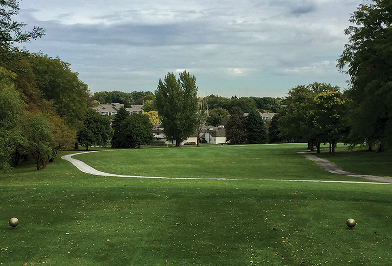 Aerial view of Ghost Creek golf course