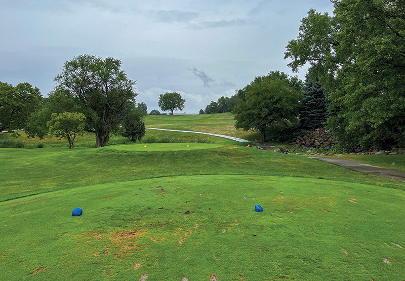 Aerial view of Ghost Creek golf course