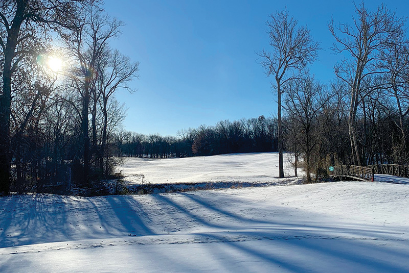 Aerial view of Ghost Creek golf course