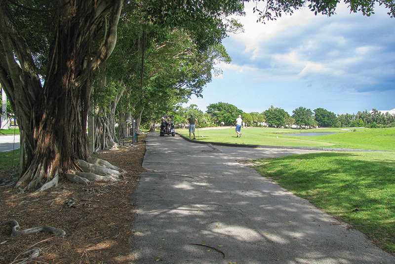 Aerial view of Ghost Creek golf course