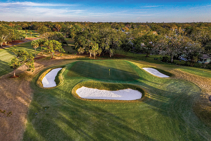 Aerial view of Ghost Creek golf course