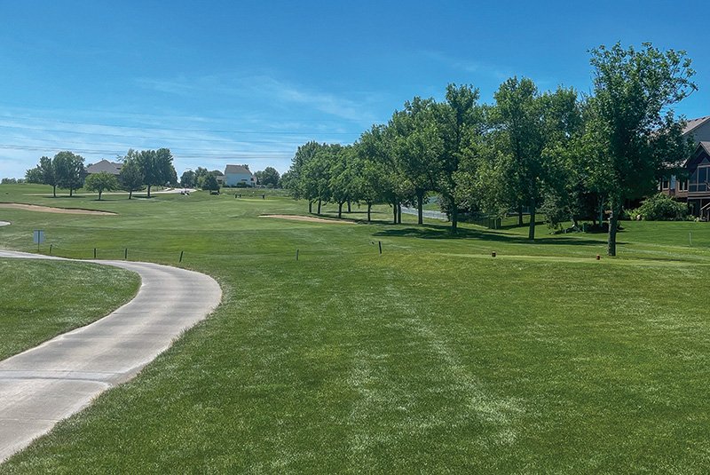 Aerial view of Ghost Creek golf course