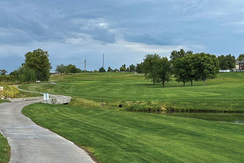 Aerial view of Ghost Creek golf course