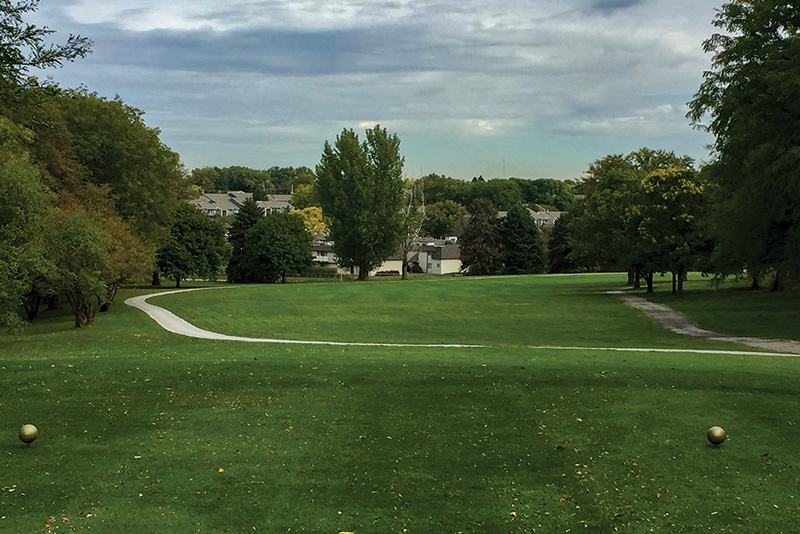 Aerial view of Ghost Creek golf course