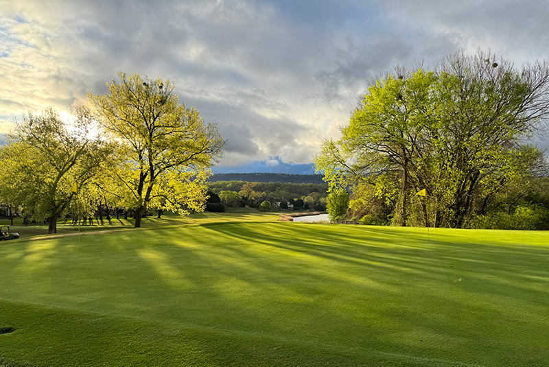 Aerial view of Ghost Creek golf course