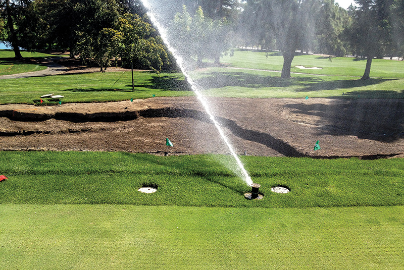 Aerial view of Ghost Creek golf course