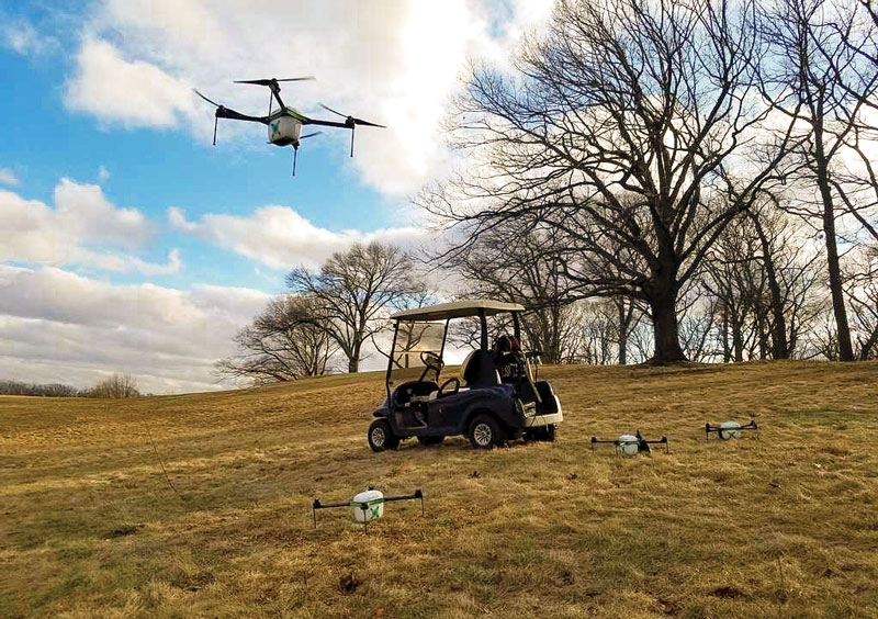 Golf course drone