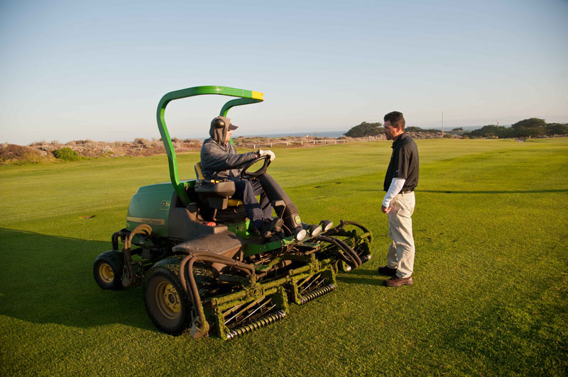 Golf course staff training