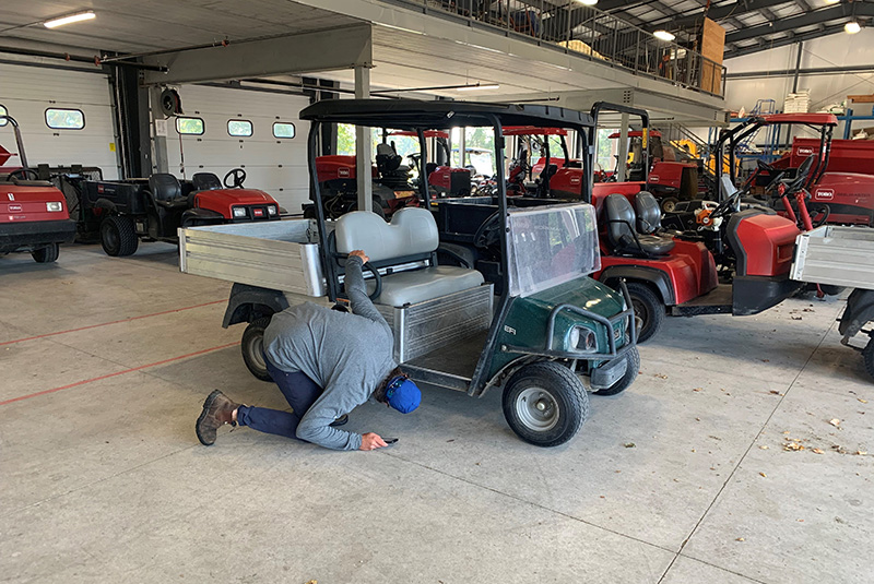 Inspecting equipment