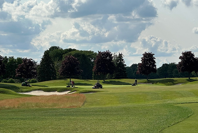 Aerial view of Ghost Creek golf course