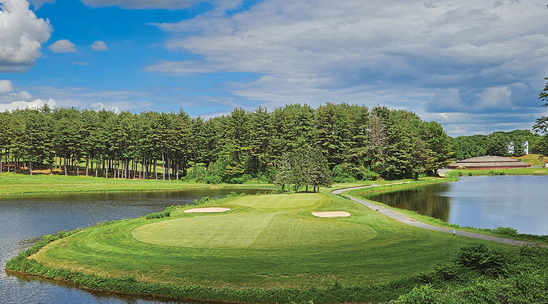 Aerial view of Ghost Creek golf course