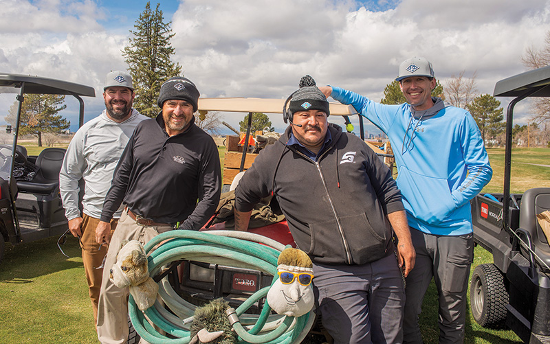 Mitch Savage and the CommonGround grounds crew