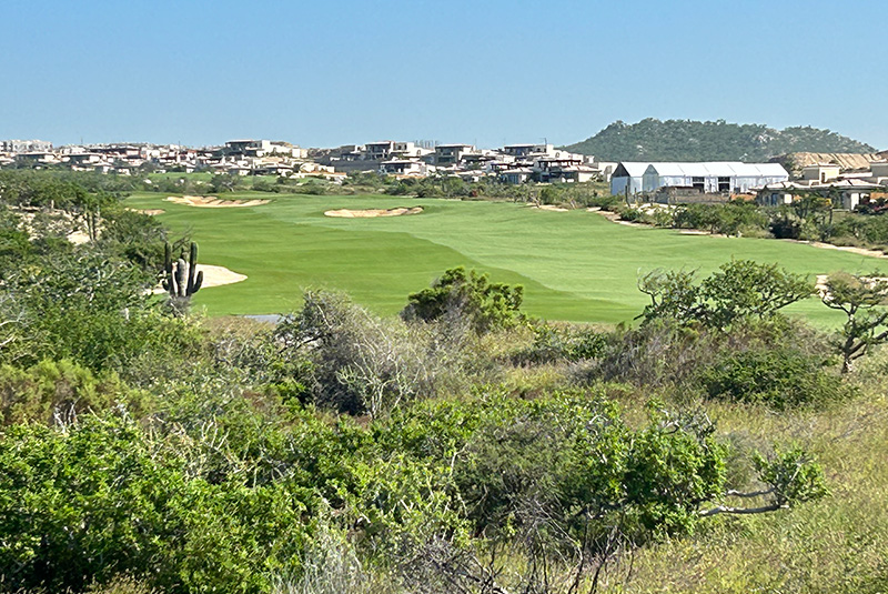 Aerial view of Ghost Creek golf course