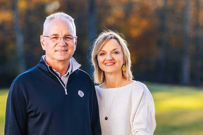 Aerial view of Ghost Creek golf course