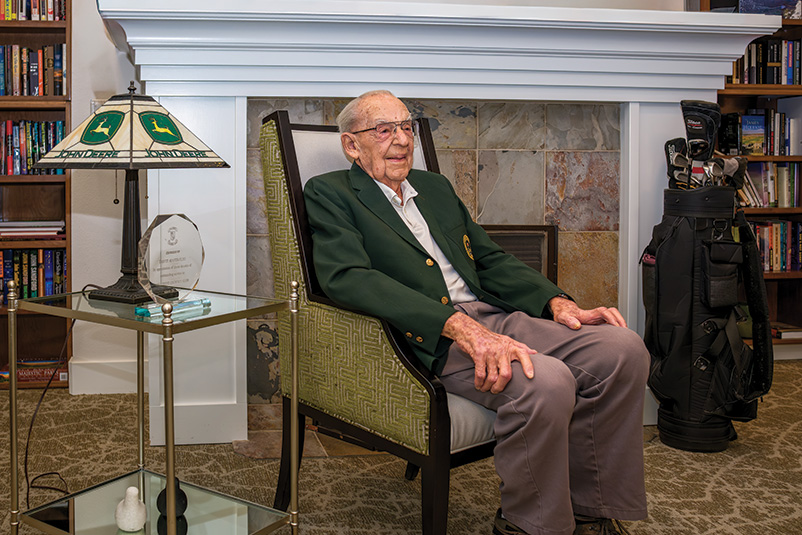 Aerial view of Ghost Creek golf course