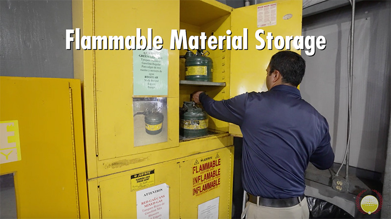 flammable material storage
