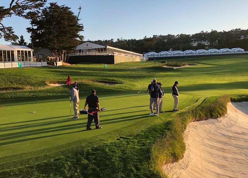 Pebble Beach 3rd green