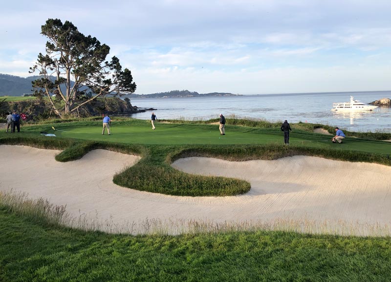 Pebble Beach 4th green