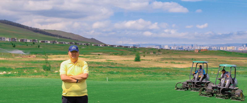 Mongolia golf course