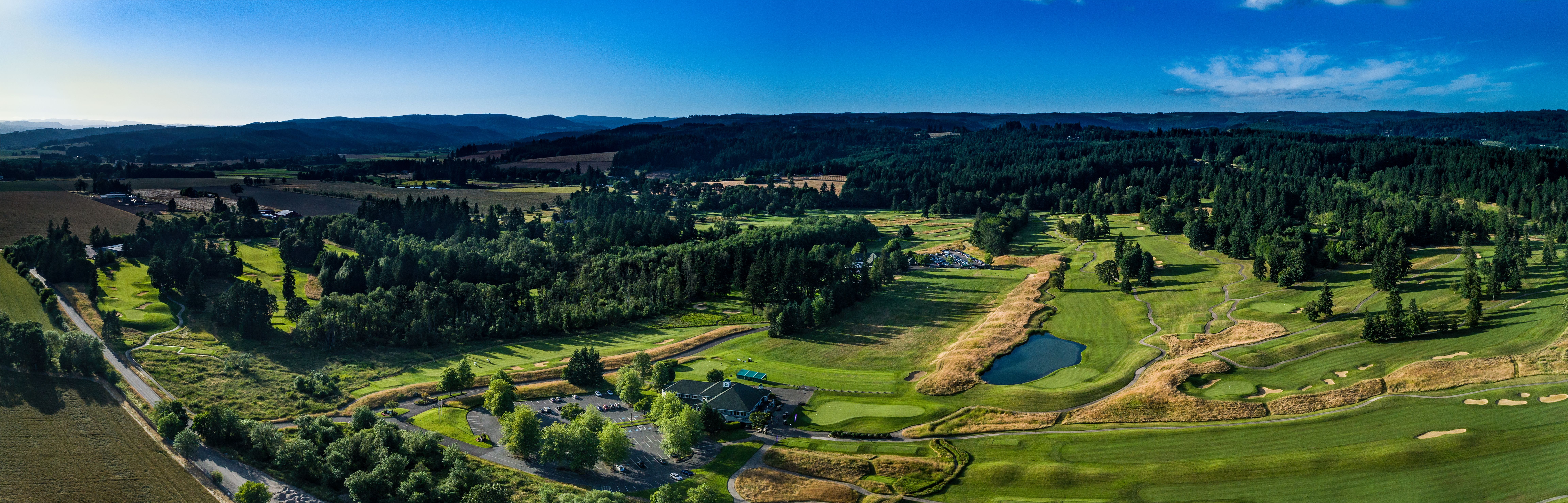 Aerial view of Pumpkin Ridge Golf Club