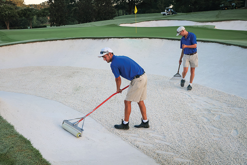 Bunker raking