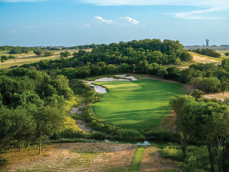 Aerial view of Ghost Creek golf course