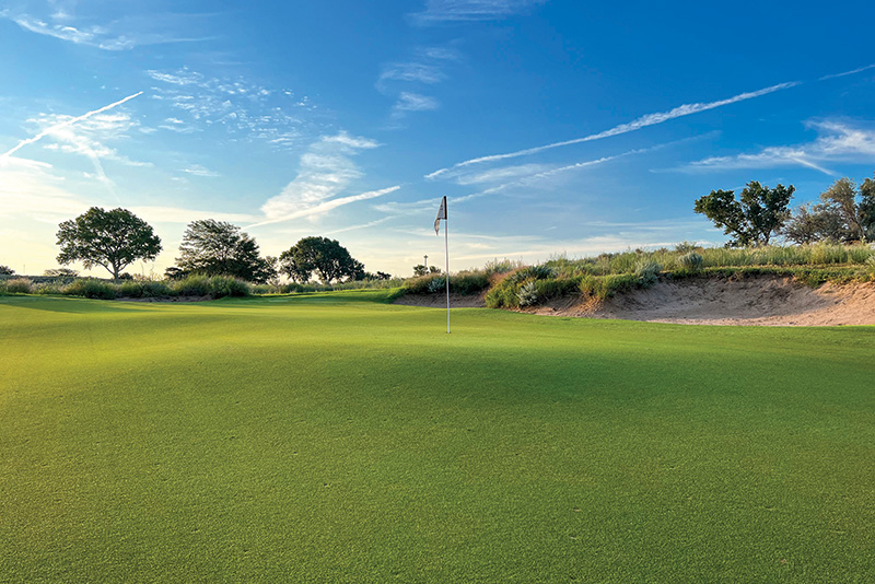 Aerial view of Ghost Creek golf course