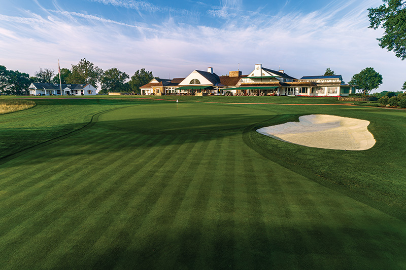 Aerial view of Ghost Creek golf course