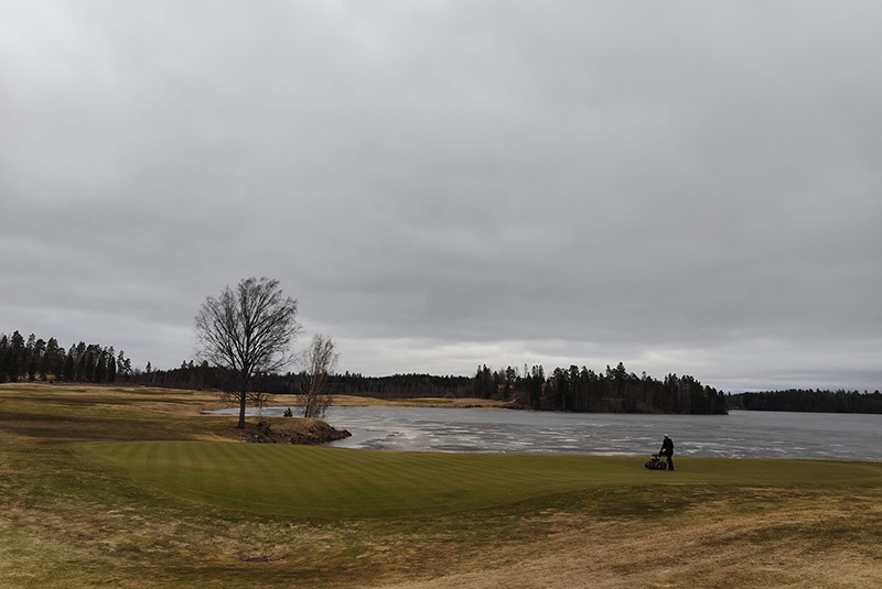 Aerial view of Ghost Creek golf course