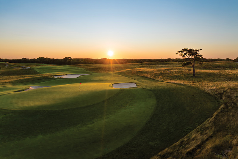 Aerial view of Ghost Creek golf course