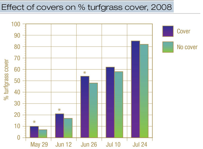 Turfgrass cover effects