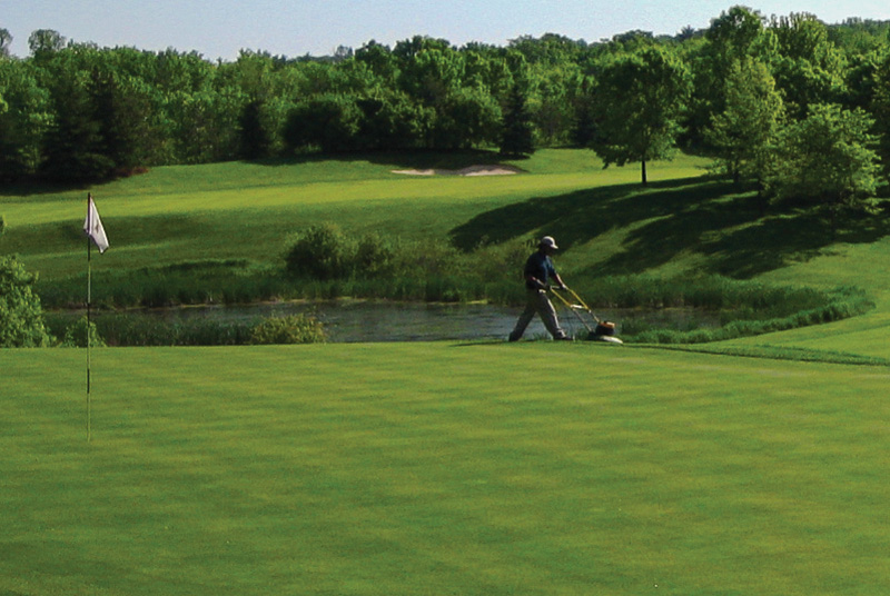 Aerial view of Ghost Creek golf course