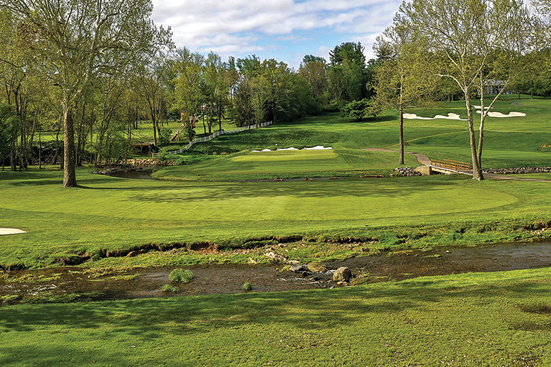 Aerial view of Ghost Creek golf course
