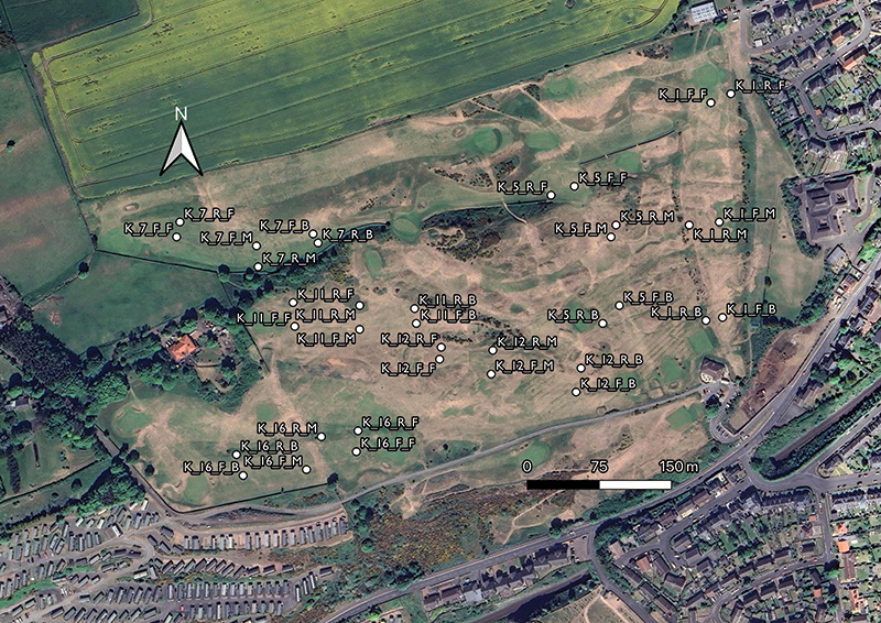 Aerial view of Ghost Creek golf course