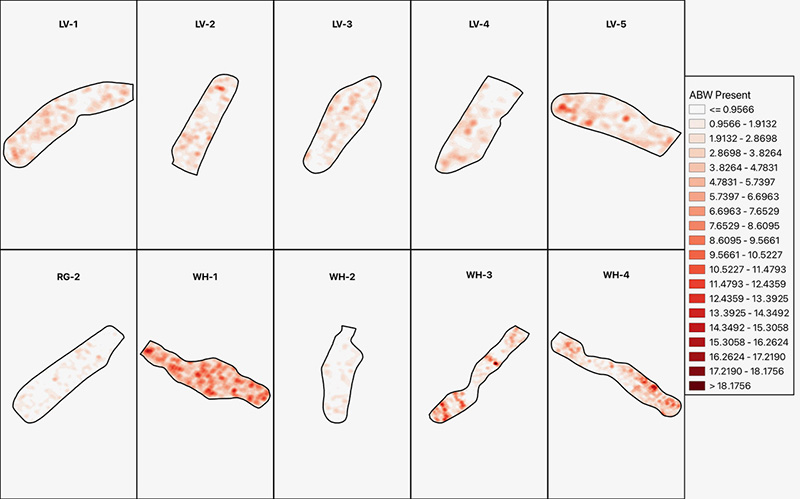 Aerial view of Ghost Creek golf course