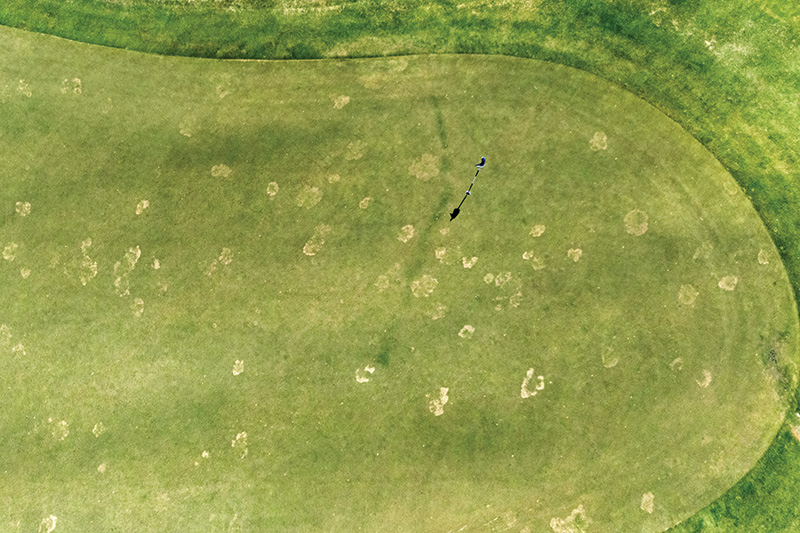 Aerial view of Ghost Creek golf course