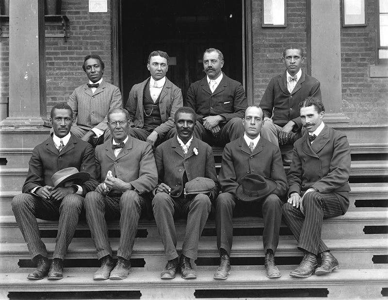 George Washington Carver and Tuskeegee faculty and staff ca. 1902